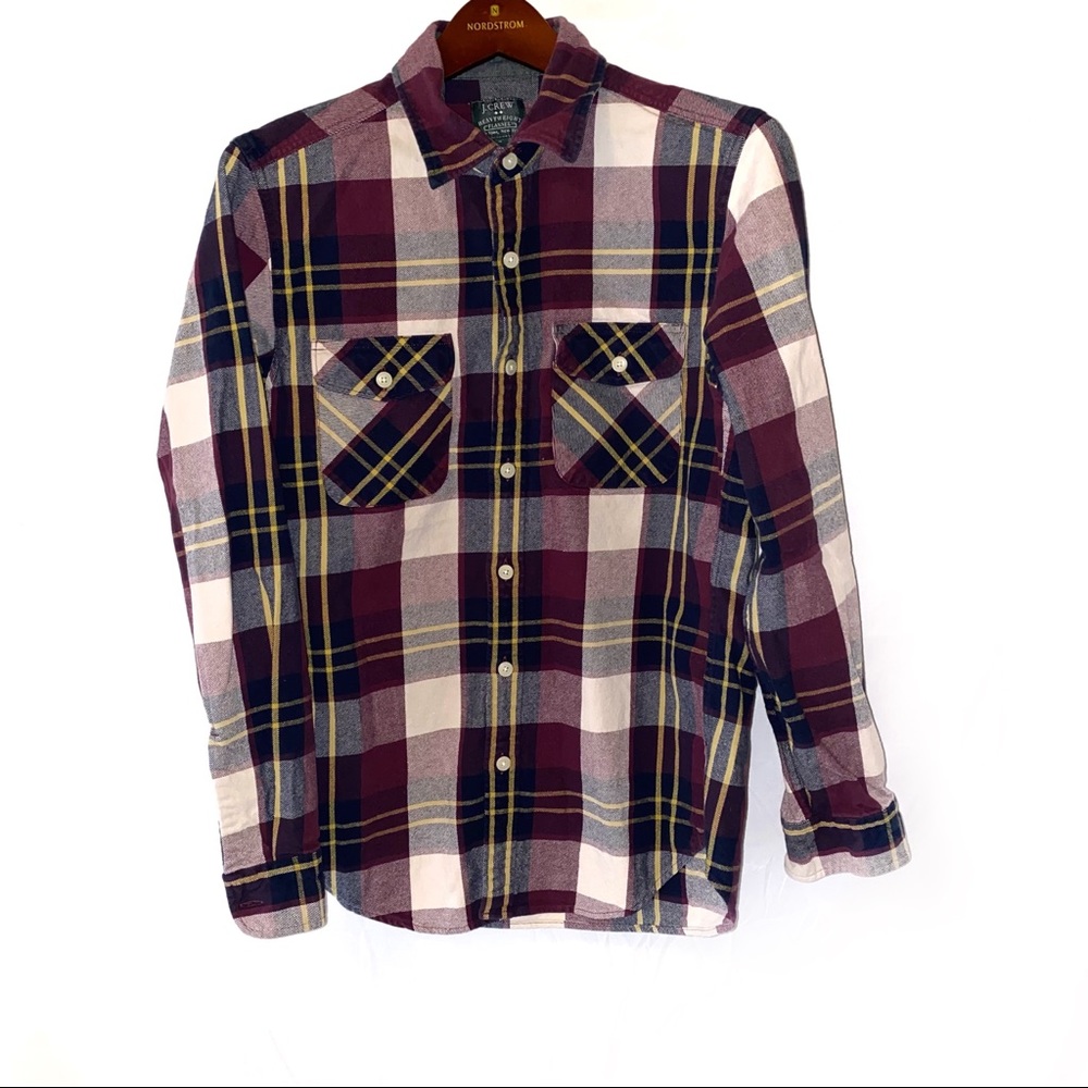J. Crew Heavyweight Plaid Flannel